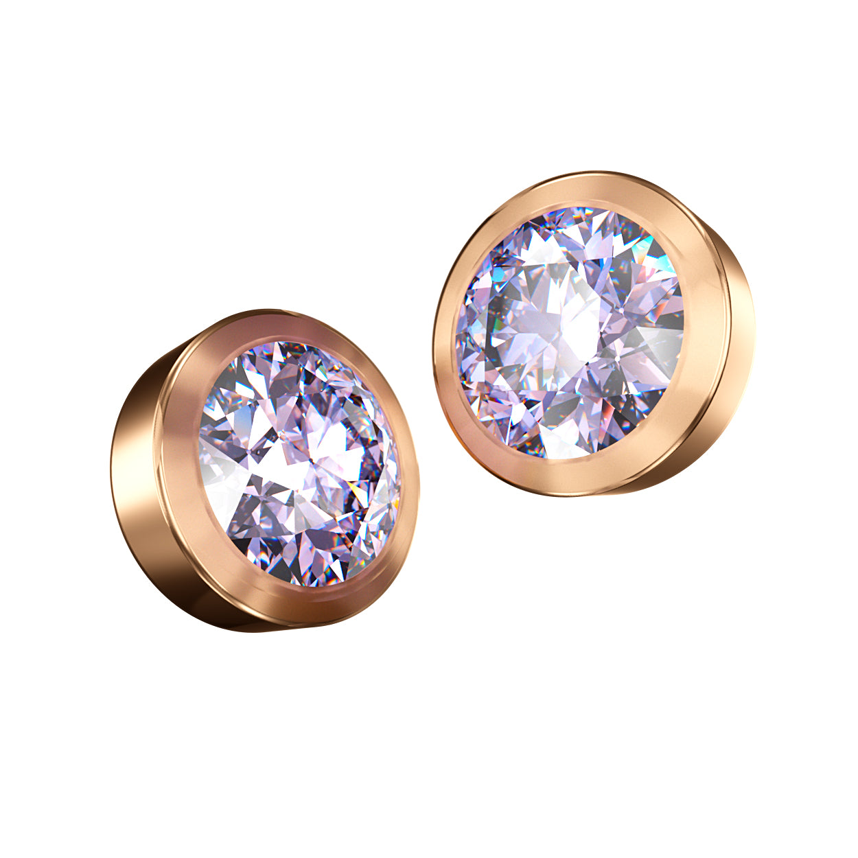 Shiny Circle Rosé Lavendel