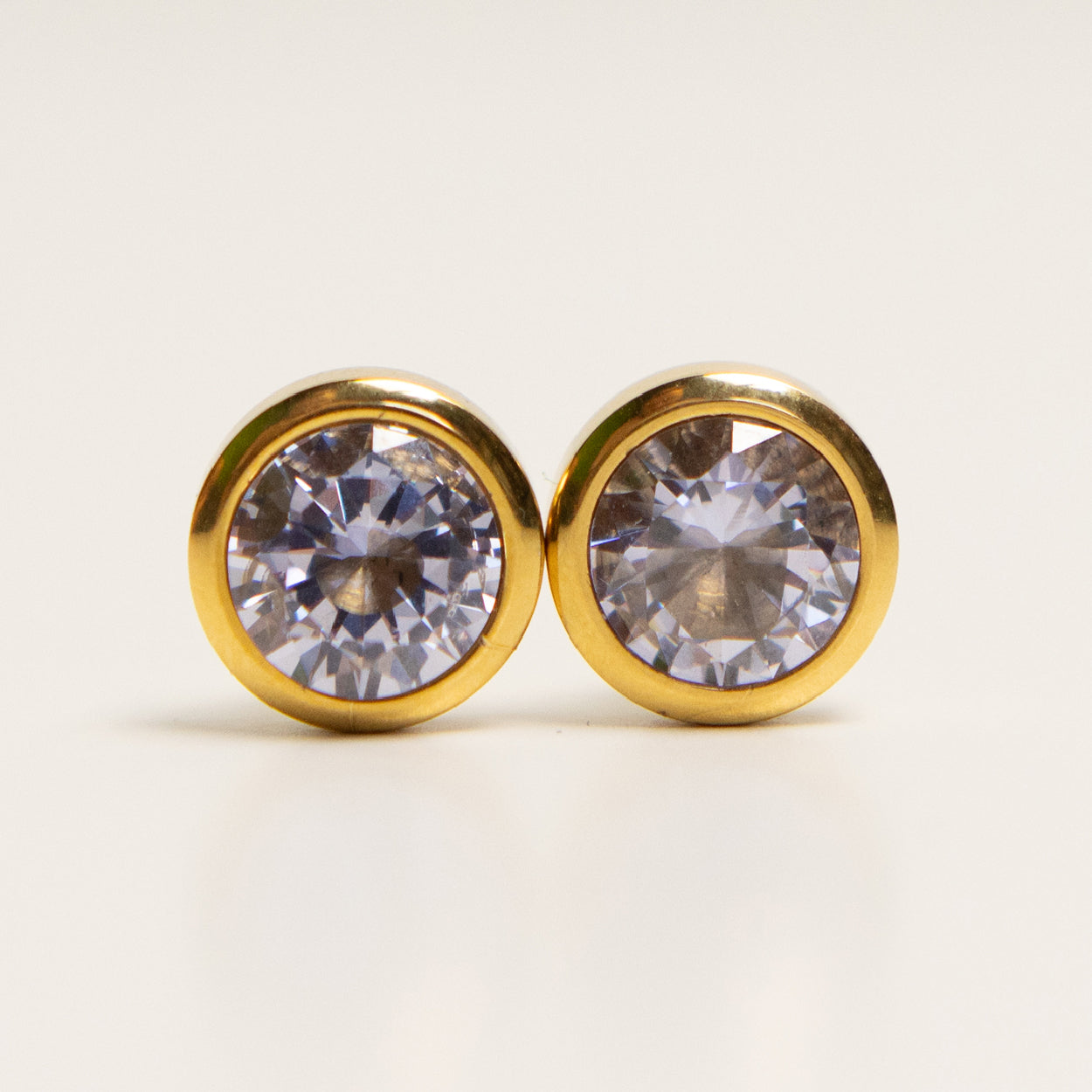 Shiny Circle Gold Lavendel