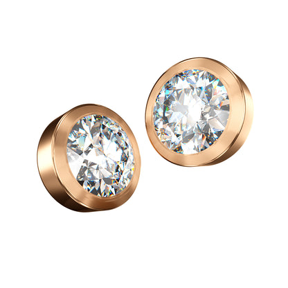 Shiny Circle Rosé White