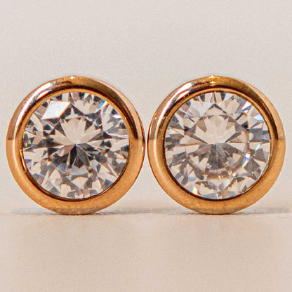 Shiny Circle Rosé White